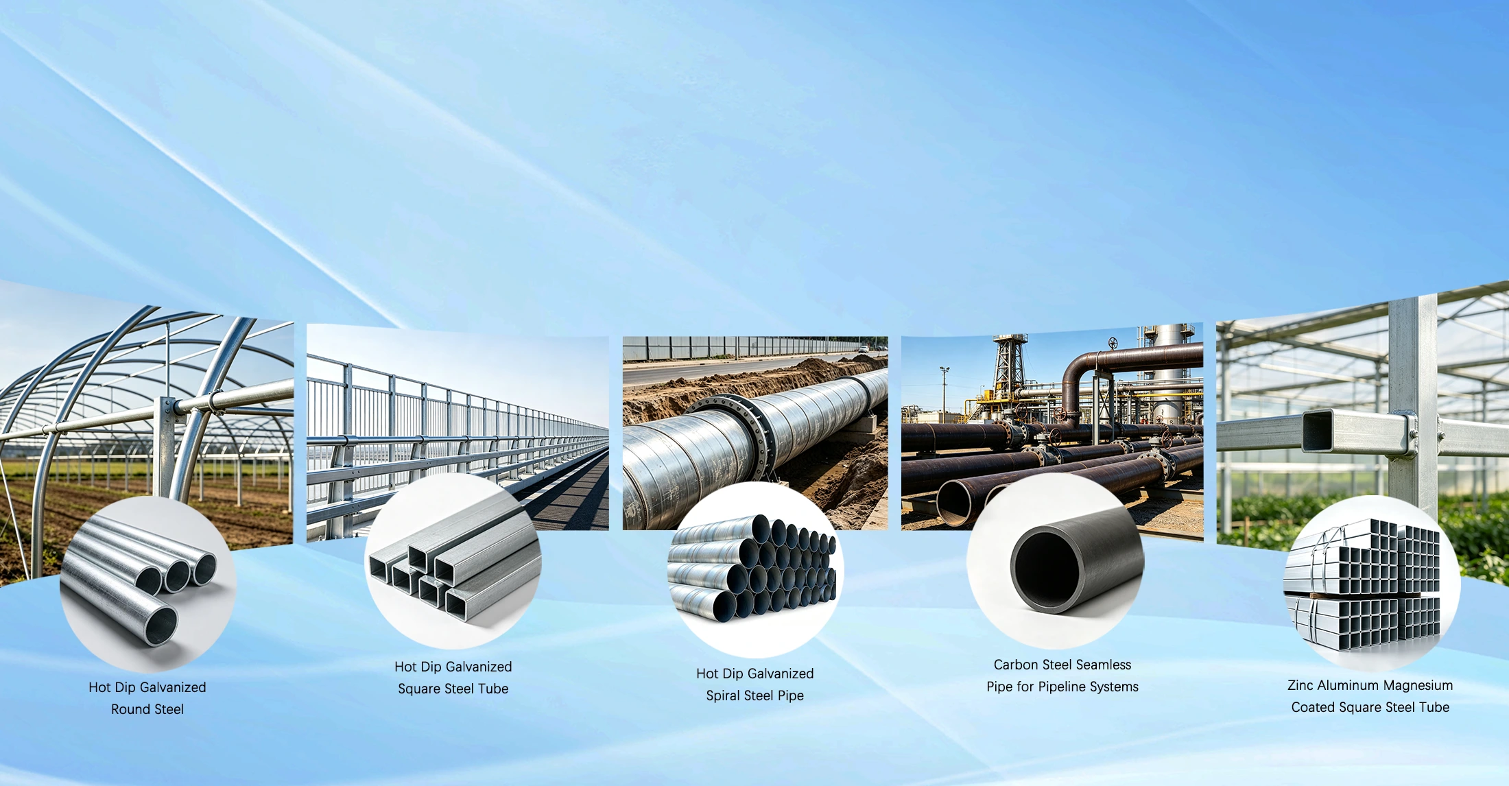 One-Stop Steel Solutions - Mga Pipe, Profile at Pag-mount ng PV